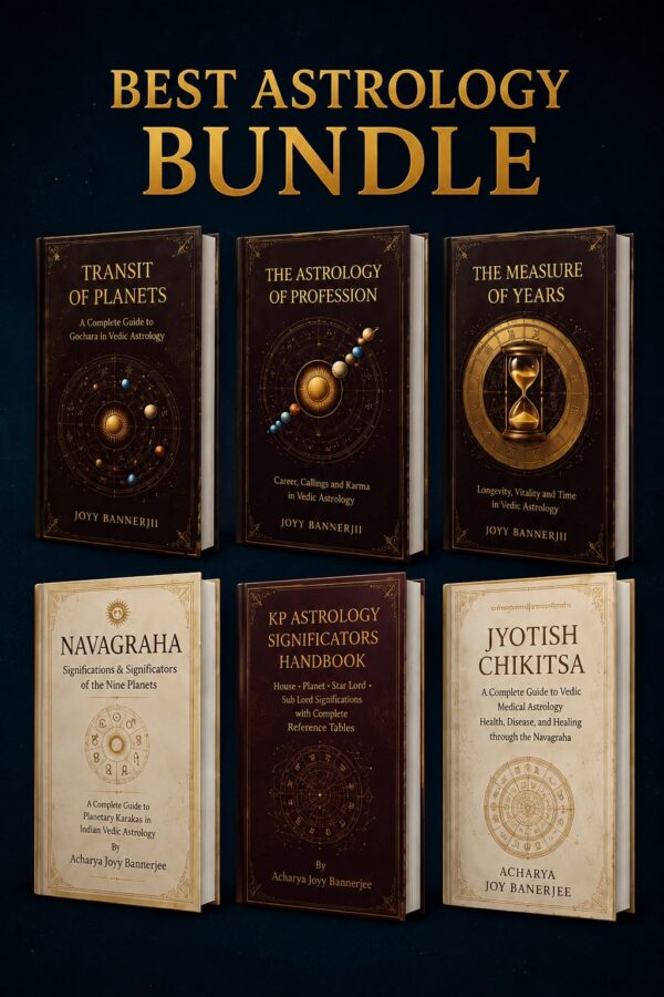 Vedic Astrology 6-Book Bundle by Acharya Joyy Bannerjii